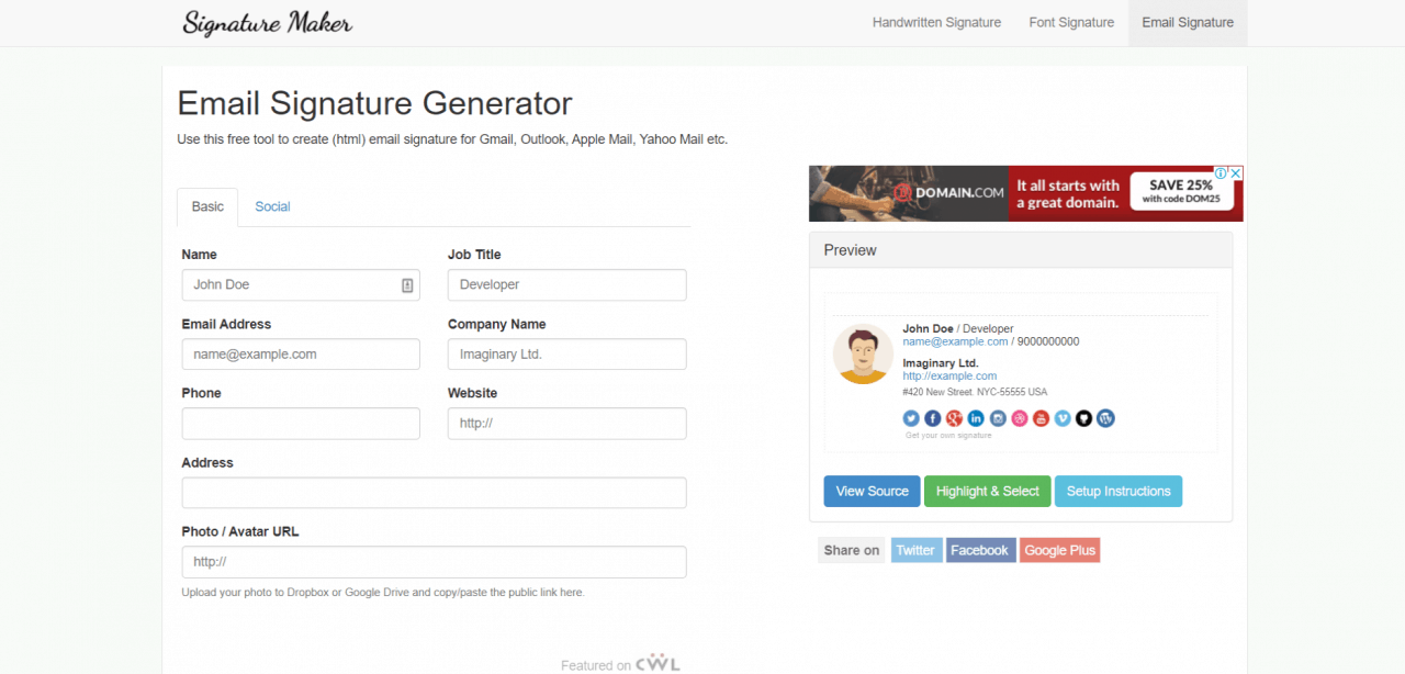 free signature generator for pdf